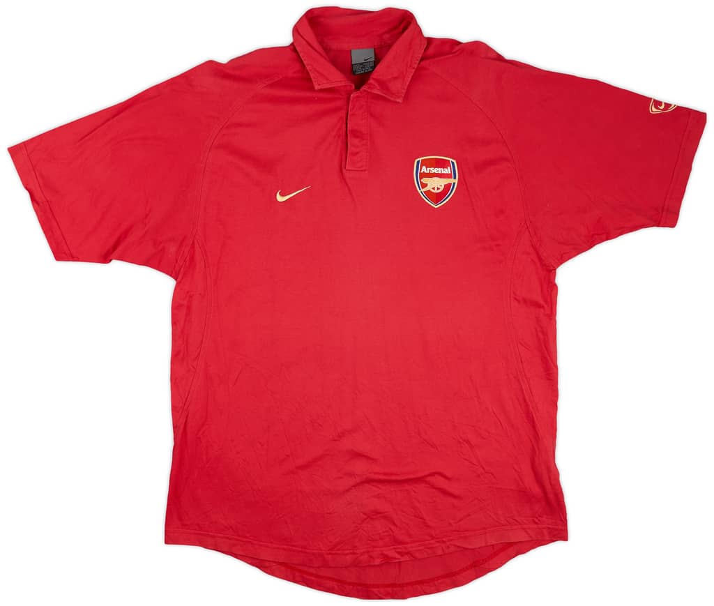 2003-04 Arsenal Nike Polo Shirt - 9/10 - (L)
