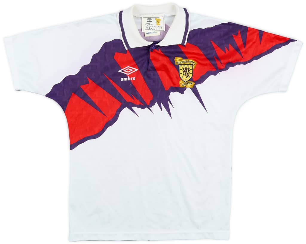 1991-93 Scotland Away Shirt - 6/10 - (L.Boys)