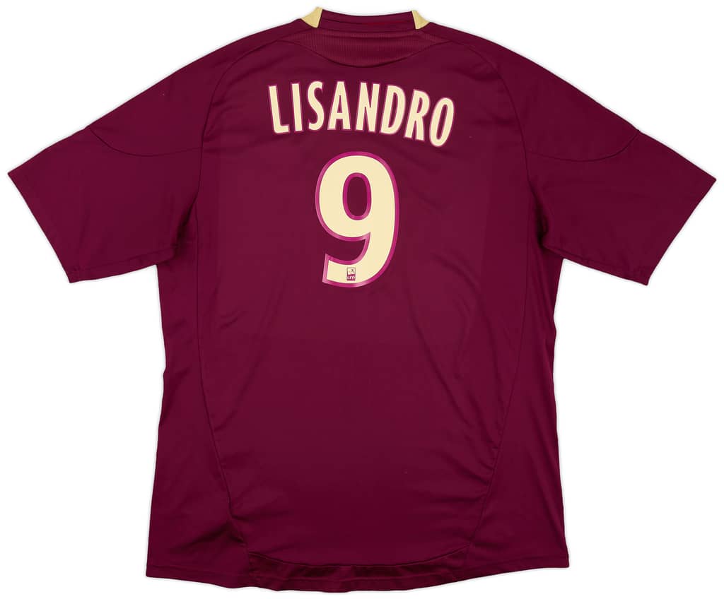 2010-11 Lyon Away Shirt Lisandro #9 - 6/10 - (XXL)