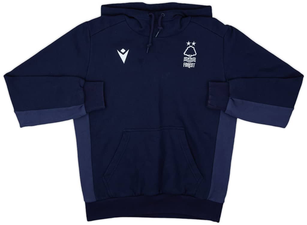 2019-20 Nottingham Forest Macron Hooded Sweat Top - 9/10 - (L)