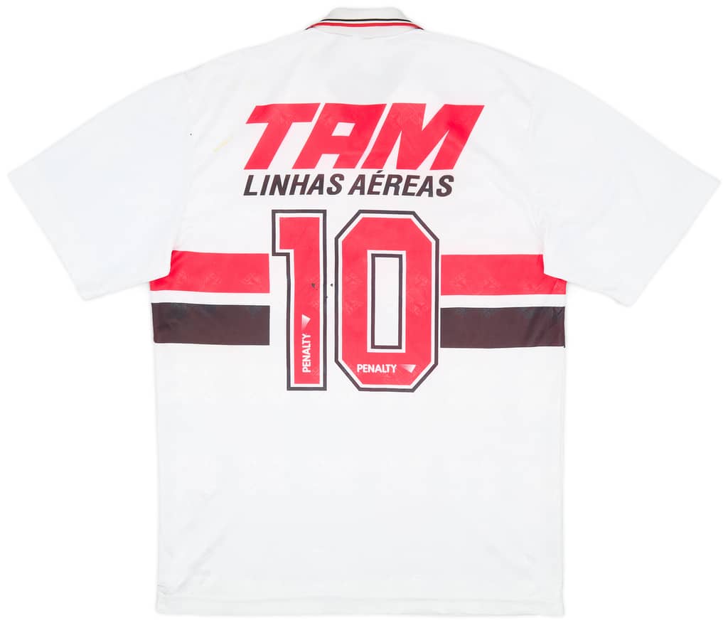 1993 Sao Paulo Home Shirt #10 - 7/10 - (L)