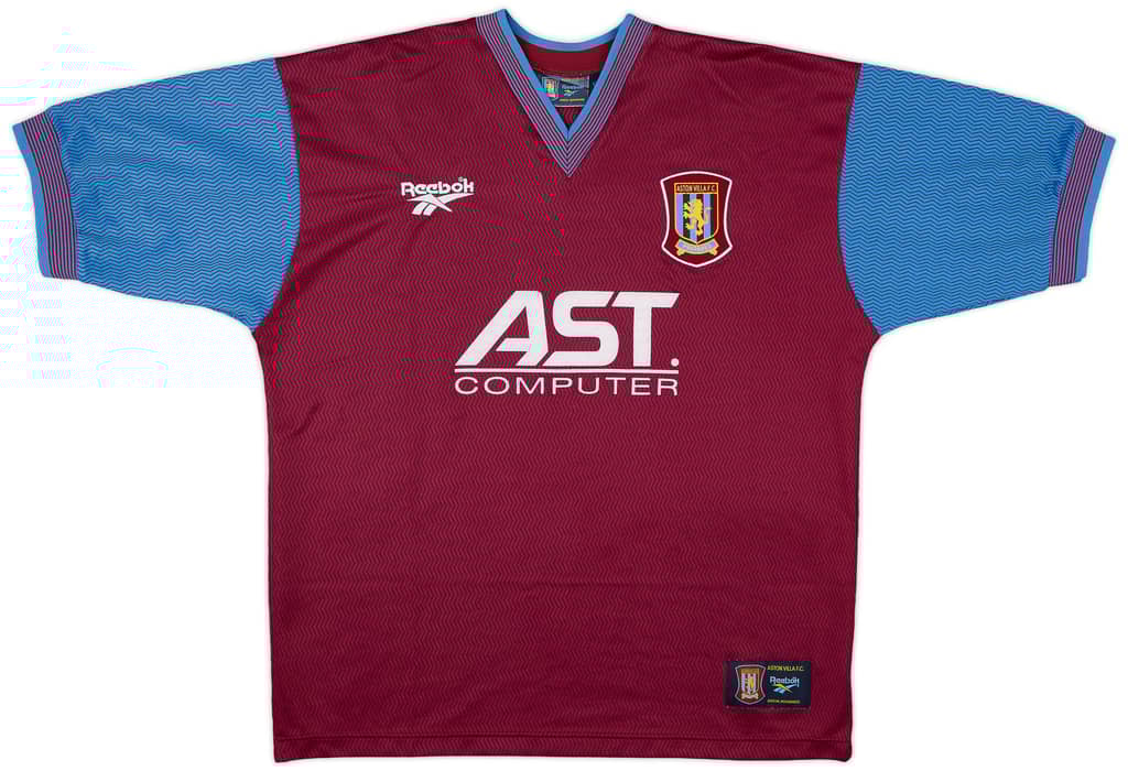 1997-98 Aston Villa Home Shirt Ehiogu #5 - 9/10 - (L)