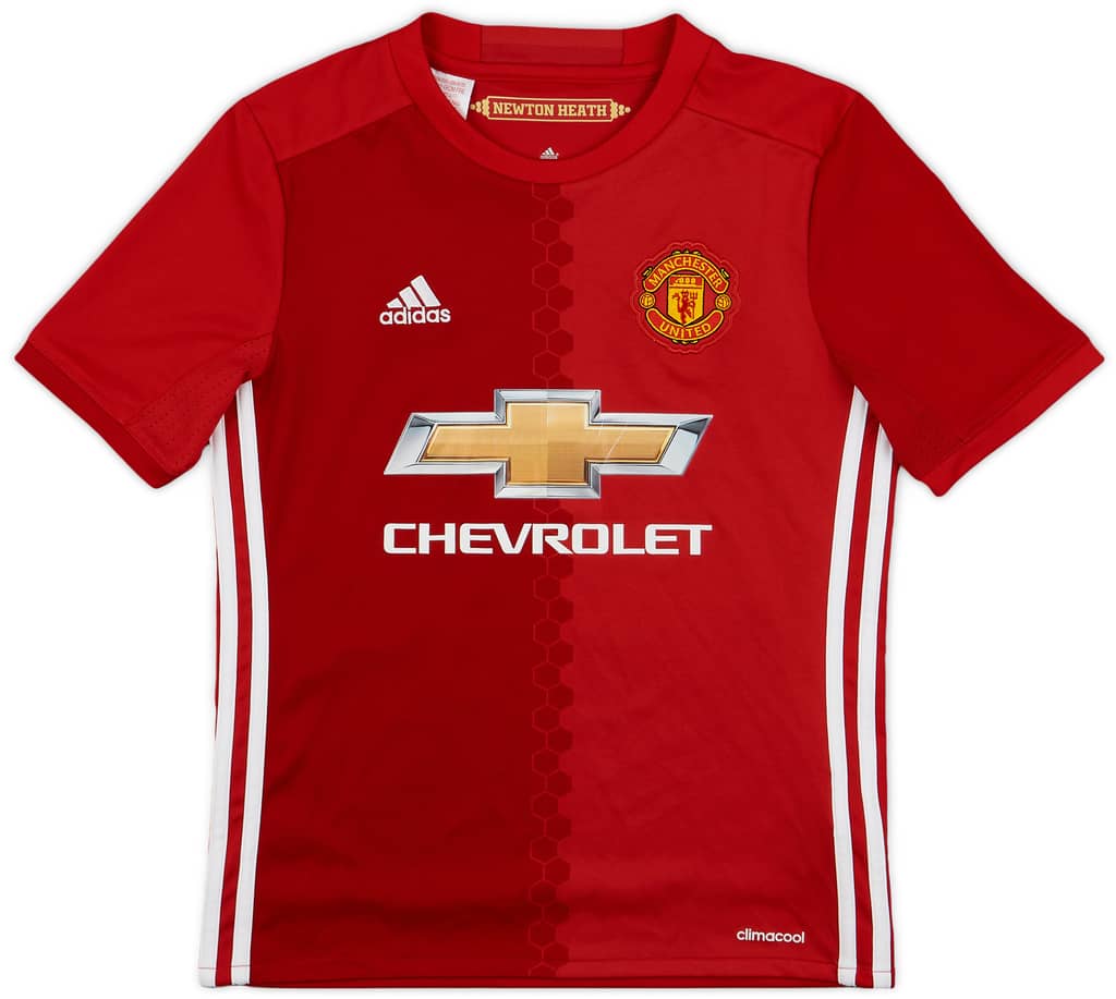 2016-17 Manchester United Home Shirt - 8/10 - (M.Boys)