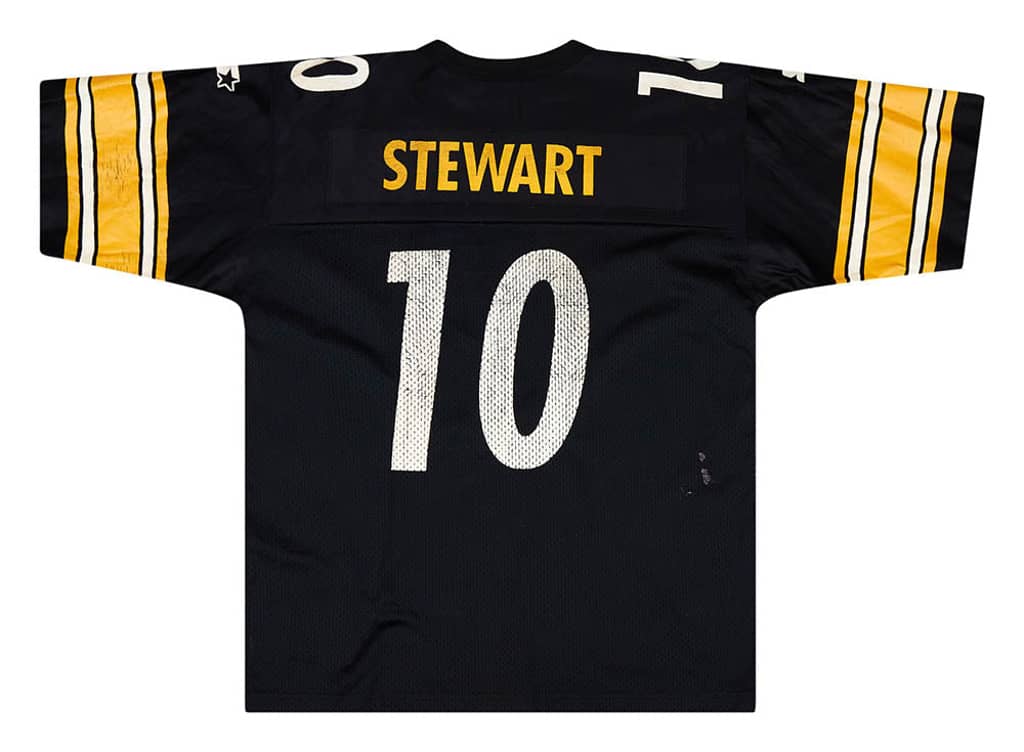 1995-96 Pittsburgh Steelers Stewart #10 Starter Jersey (Home) L