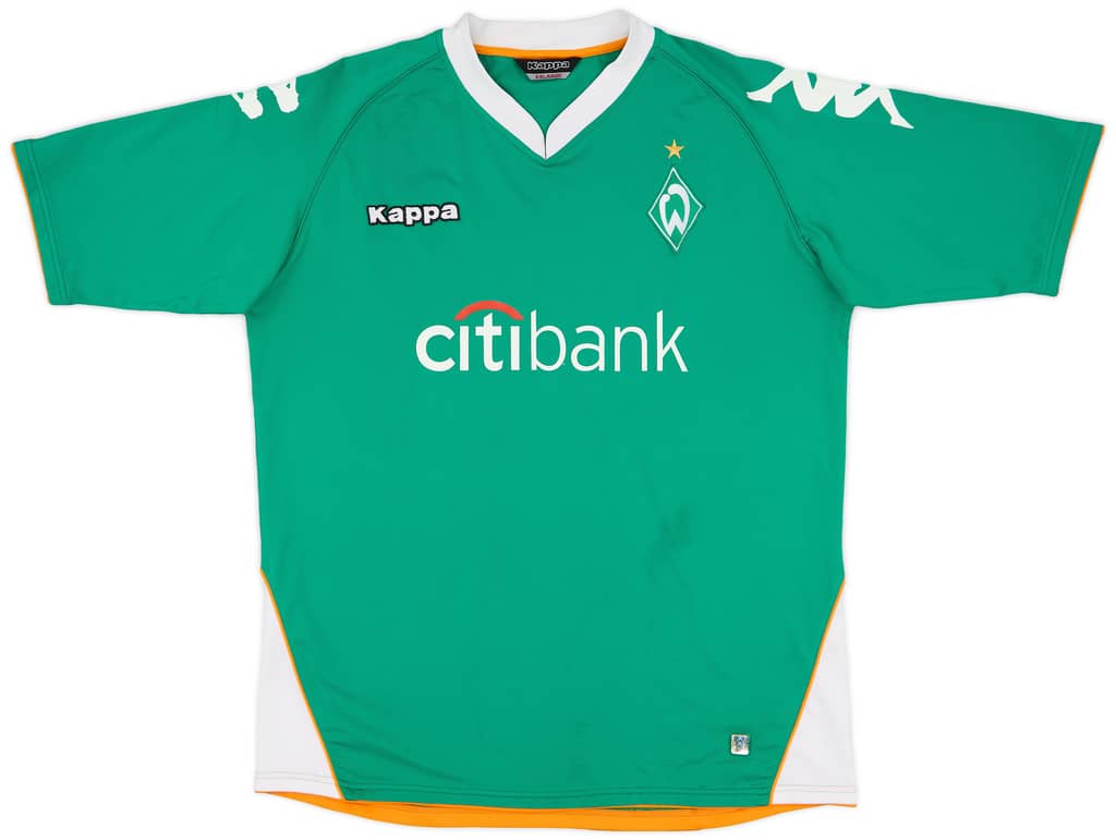 2007-08 Werder Bremen Home Shirt - 8/10 - (XXL)