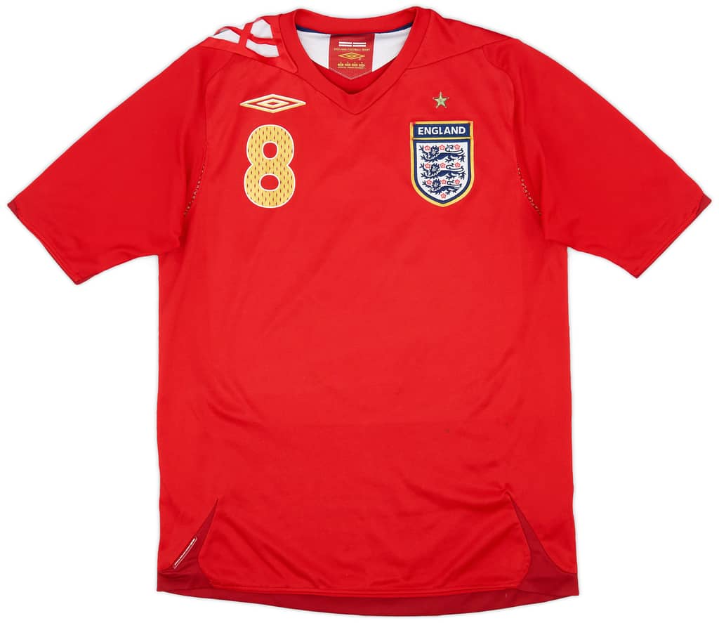 2006-08 England Away Shirt Lampard #8 - 5/10 - (S)