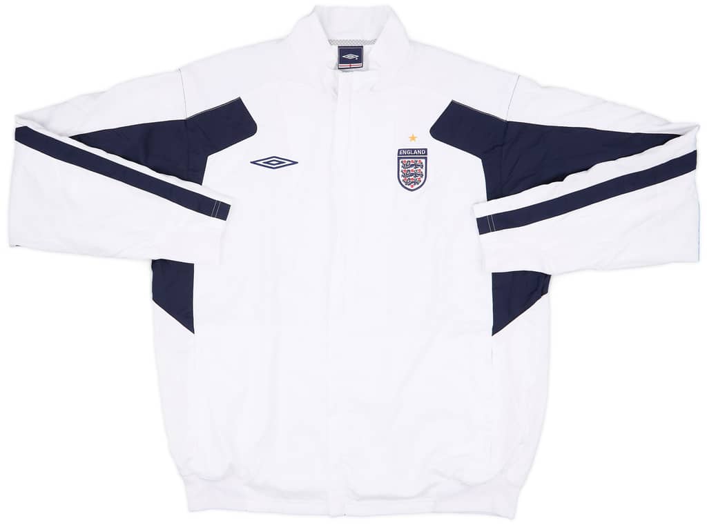 2007-08 England Umbro Track Jacket - 8/10 - (XL)