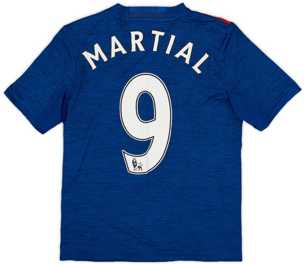 2016-17 Manchester United Away Shirt Martial #9 - 8/10 - (M.Boys)