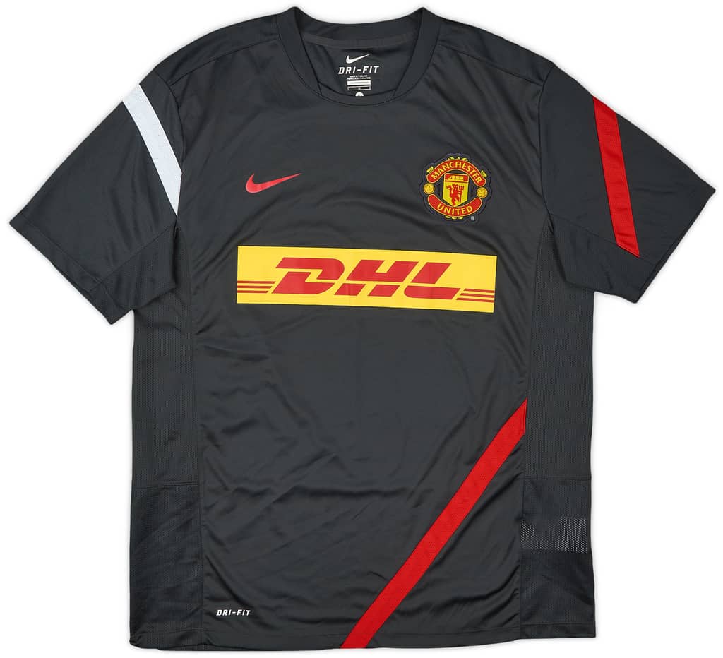 2012-13 Manchester United Nike Training Shirt - 8/10 - (L)