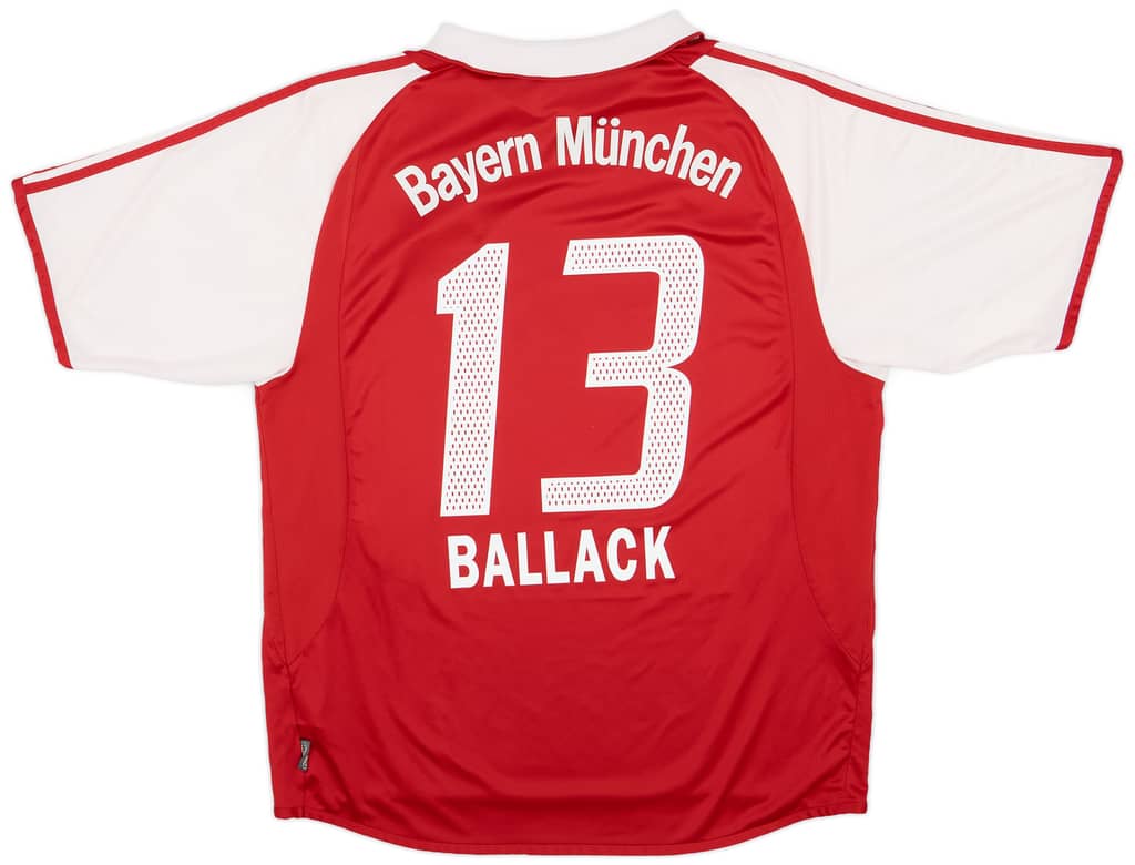 2004-05 Bayern Munich Home Shirt Ballack #13 - 7/10 - (XL)