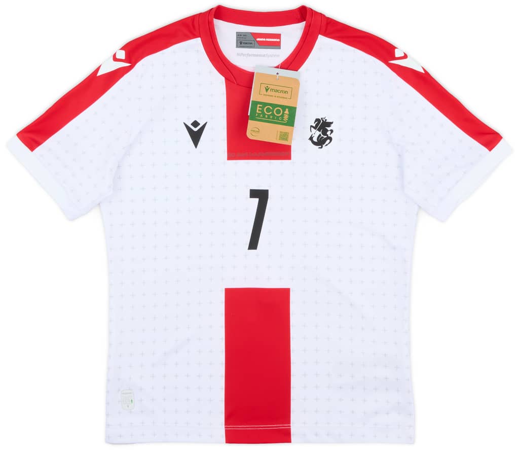 2023-24 Georgia Home Shirt Kvaratskhelia #7 (KIDS)