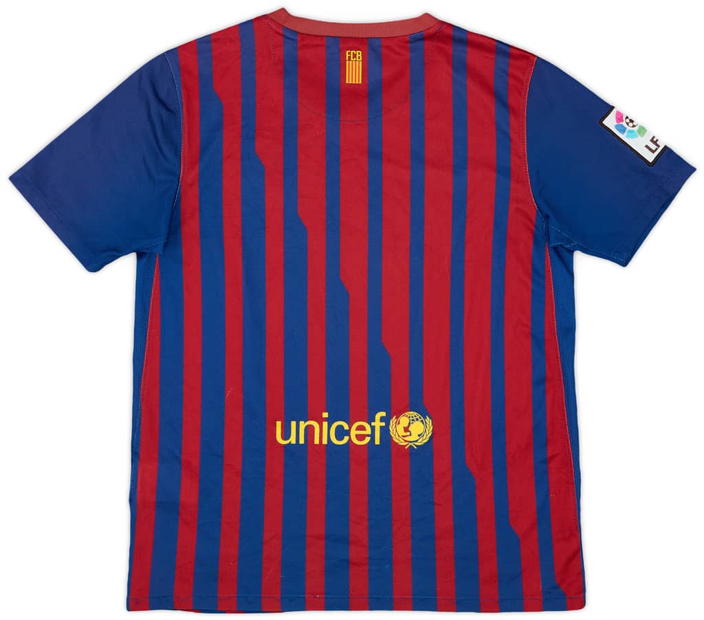2011-12 Barcelona Home Shirt - 7/10 - (XL.Boys)