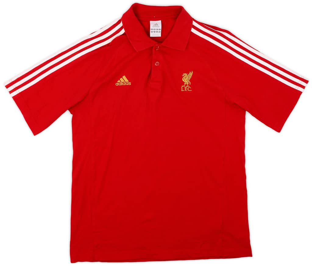 2007-08 Liverpool adidas Polo Shirt - 9/10 - (M)