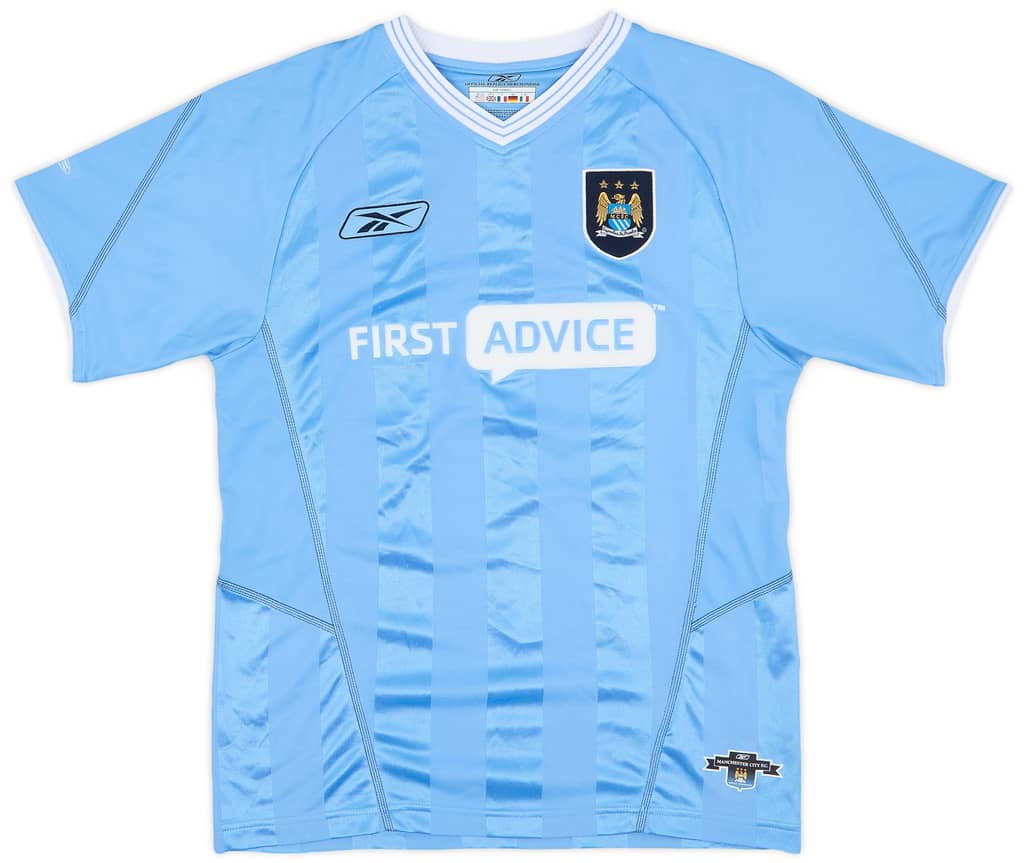 2003-04 Manchester City Home Shirt Wright-Philips #29 - 6/10 - (XL.Boys)