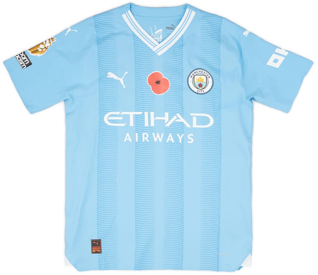 2023-24 Manchester City Match Issue Home Shirt Sergio Gomez #21