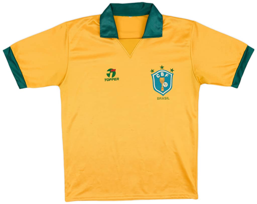 1990 Brazil Home Shirt - 8/10 - (M)