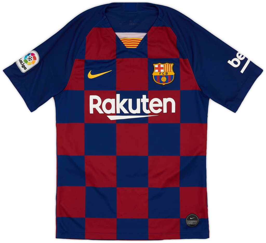 2019-20 Barcelona Home Shirt Messi #10 - 8/10 - (S)