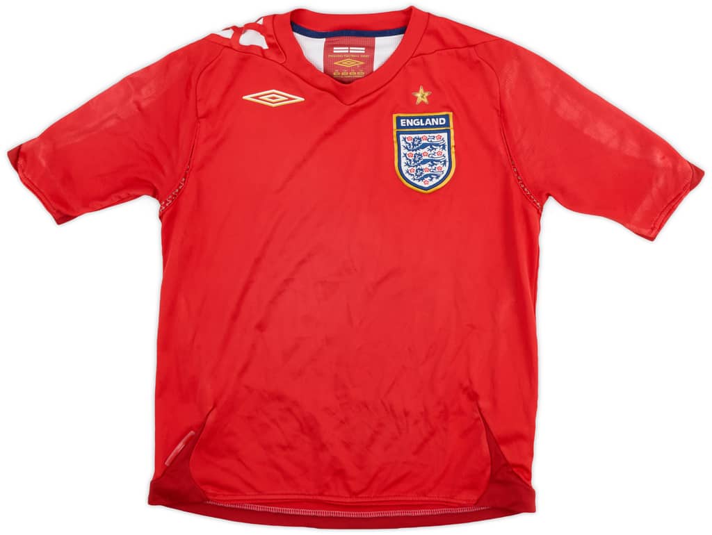 2006-08 England Away Shirt - 6/10 - (S.Boys)
