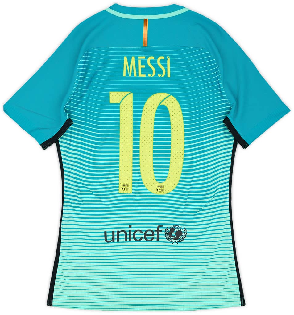 2016-17 Barcelona Authentic Third Shirt Messi #10 (M)