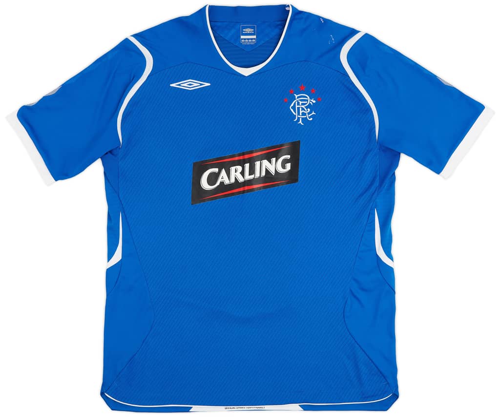 2008-09 Rangers Home Shirt - 6/10 - (XL)