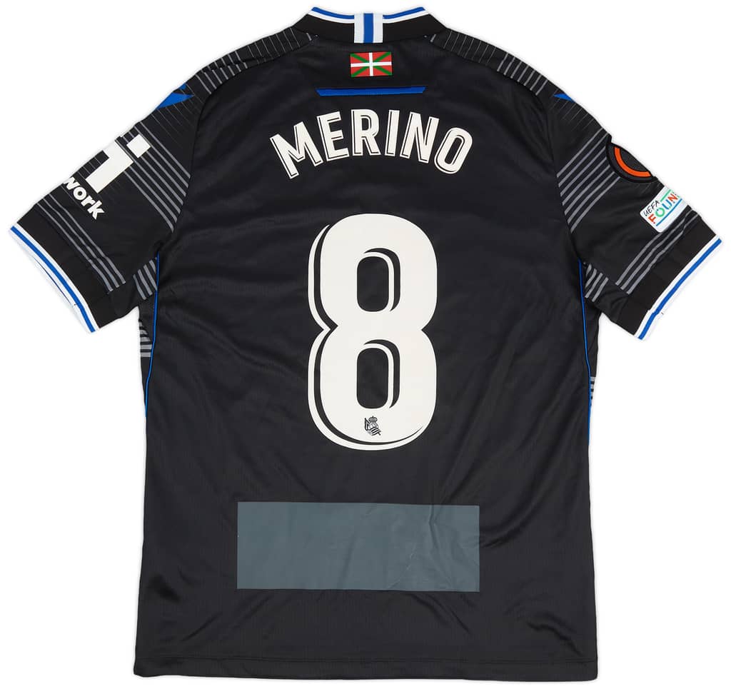 2022-23 Real Sociedad Match Issue Europa League Away Shirt Merino #8