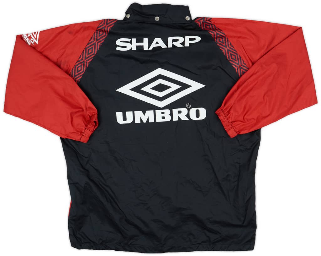 1995-96 Manchester United Umbro Rain Jacket - 7/10 - (L)