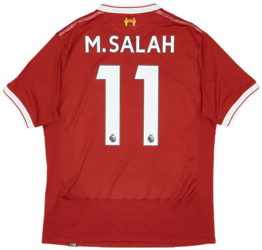 2017-18 Liverpool 125 Years Home Shirt Salah #11 - 6/10 - (S)