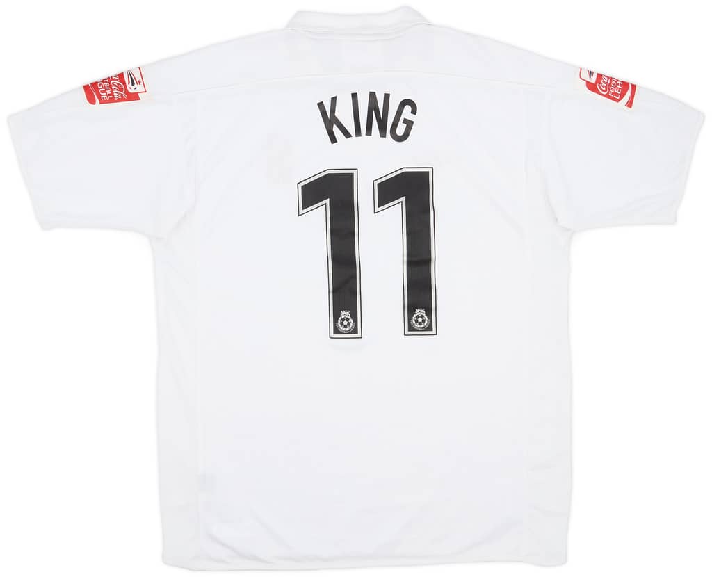 2004-05 Nottingham Forest Match Issue Away Shirt King #11