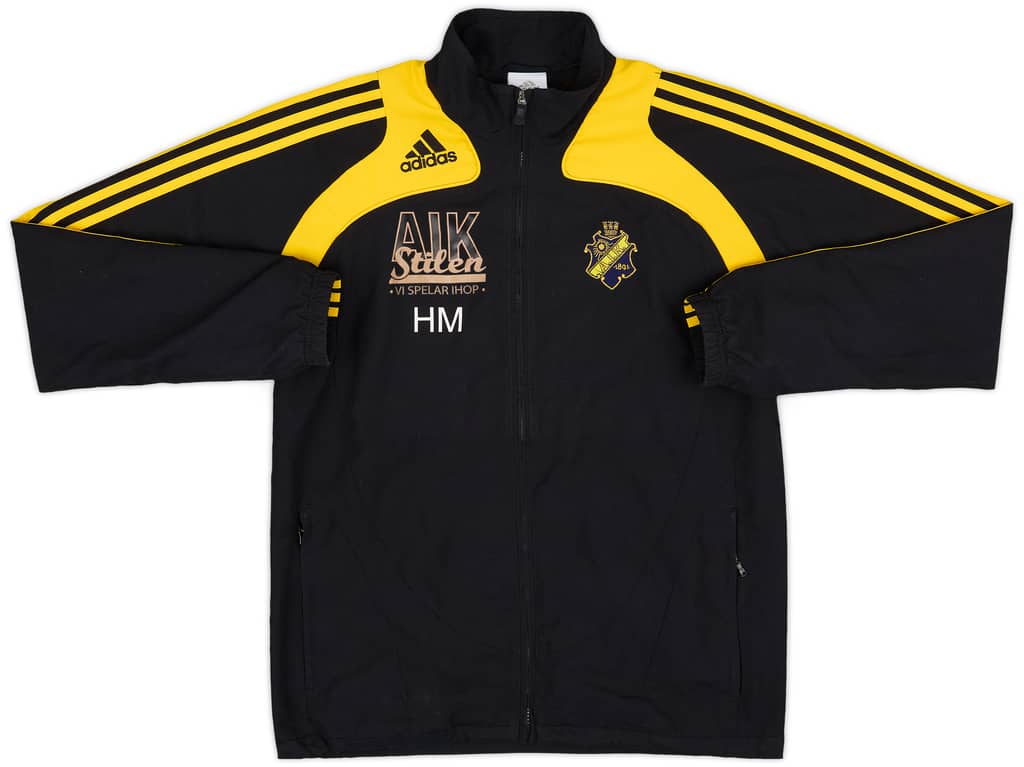 2007-08 AIK Stockholm adidas Staff Issue Track Jacket HM - 8/10 - (S)