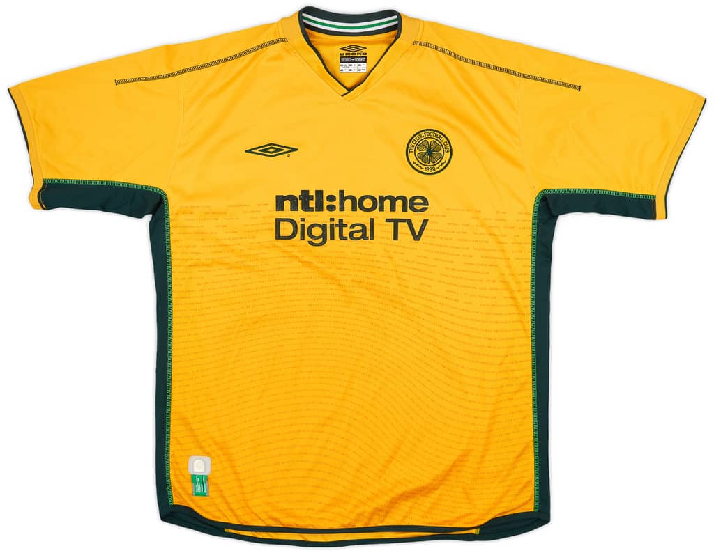 2002-03 Celtic Away Shirt Petrov #19 - 7/10 - (XL)