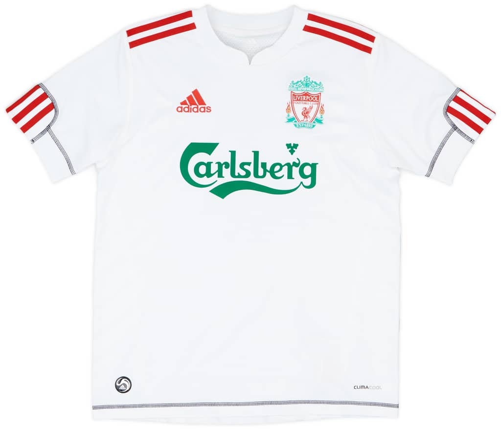 2009-10 Liverpool Third Shirt Aquilani #4 - 4/10 - (L.Boys)