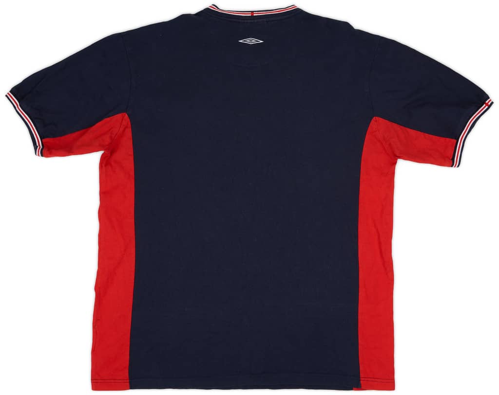 2002-03 England Umbro Training Shirt - 8/10 - (XL)