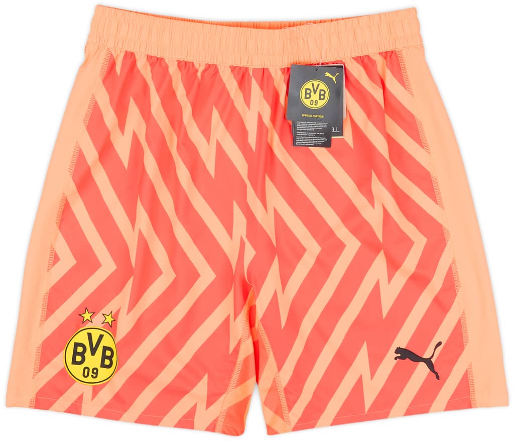 2023-24 Borussia Dortmund Player Issue GK Away Shorts (XL)