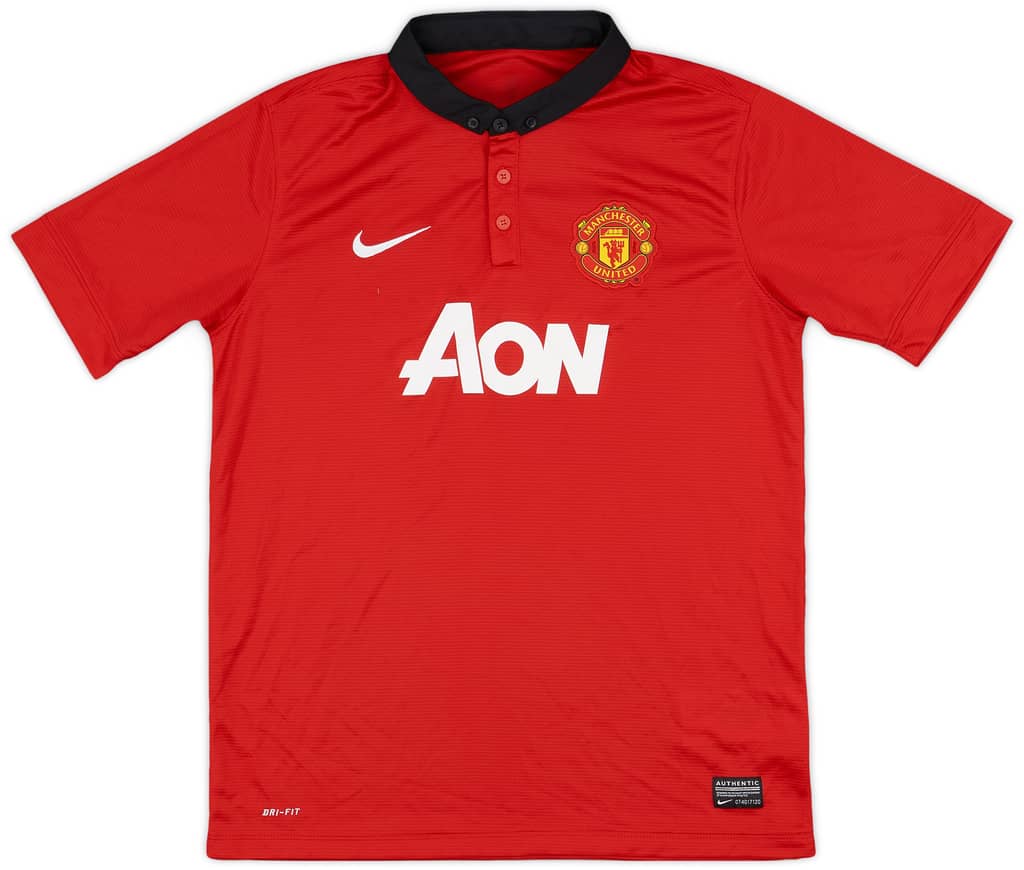 2013-14 Manchester United Home Shirt - 8/10 - (XL.Boys)