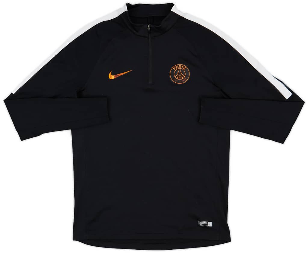 2016-17 Paris Saint-Germain Nike 1/4 Zip Drill Top - 7/10 - (M)