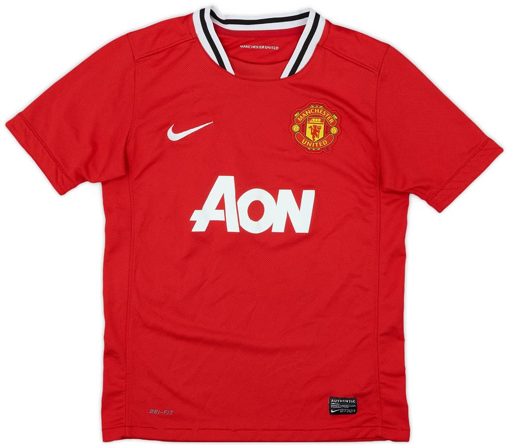 2011-12 Manchester United Home Shirt - 8/10 - (M.Boys)