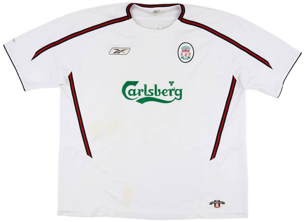 2003-04 Liverpool Away Shirt Gerrard #17 - 6/10 - (3XL)