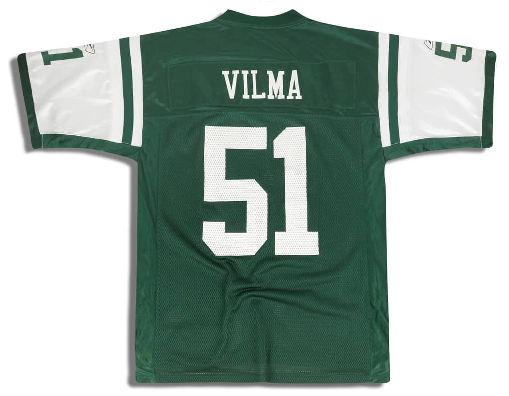 2005-06 New York Jets Vilma #51 Reebok On Field Jersey (Home) M