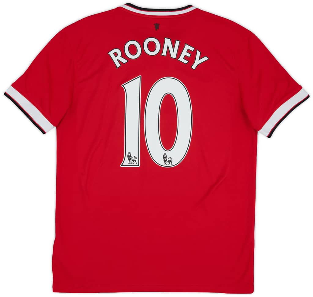 2014-15 Manchester United Home Shirt Rooney #10 - 6/10 - (M)