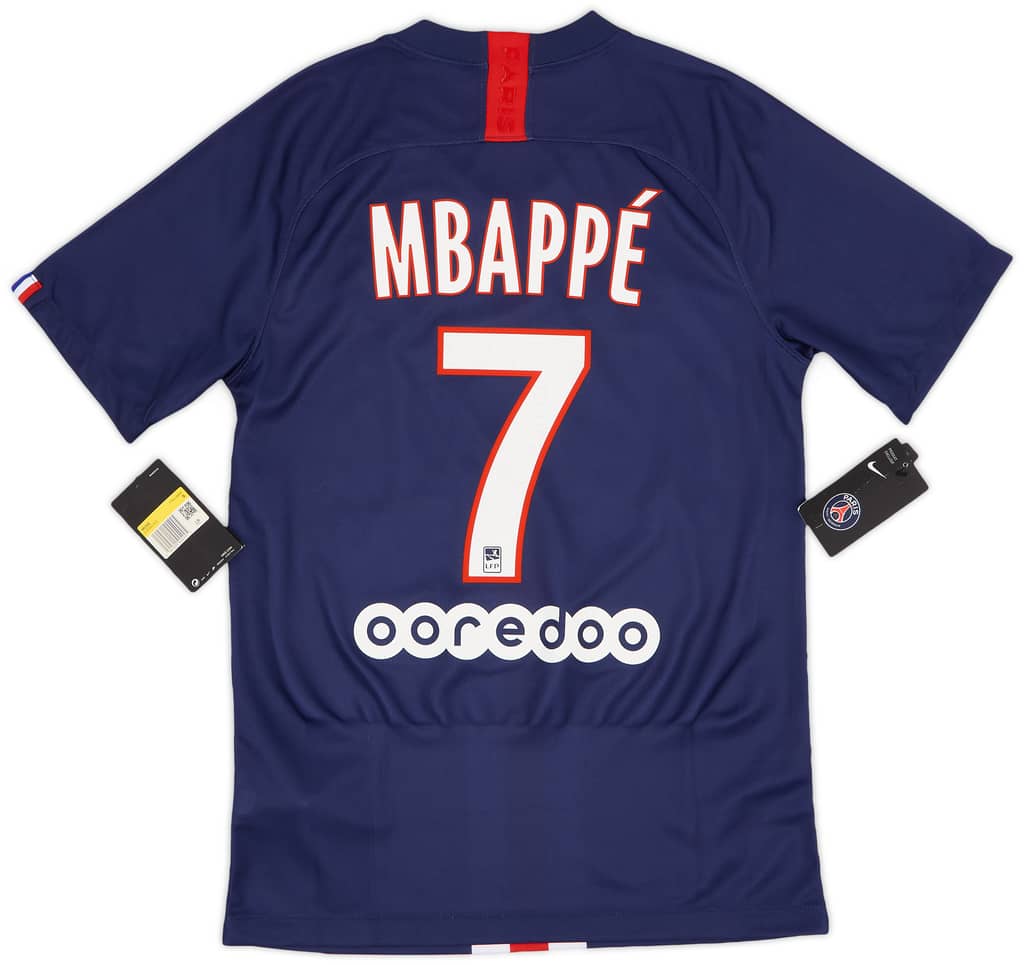2019-20 Paris Saint-Germain Home Shirt Mbappe #7 (S)
