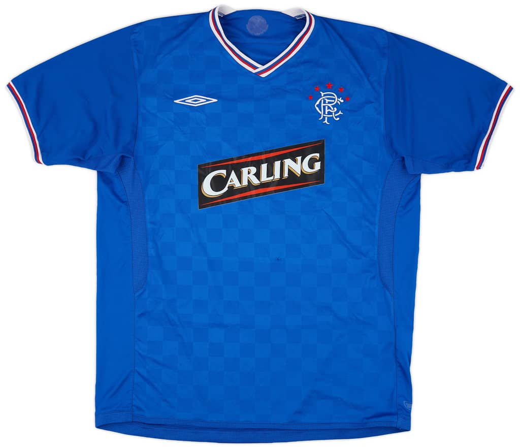 2009-10 Rangers Home Shirt - 6/10 - (XL)