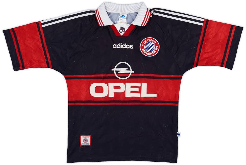 1997-99 Bayern Munich Home Shirt Jancker #19 - 6/10 - (S)