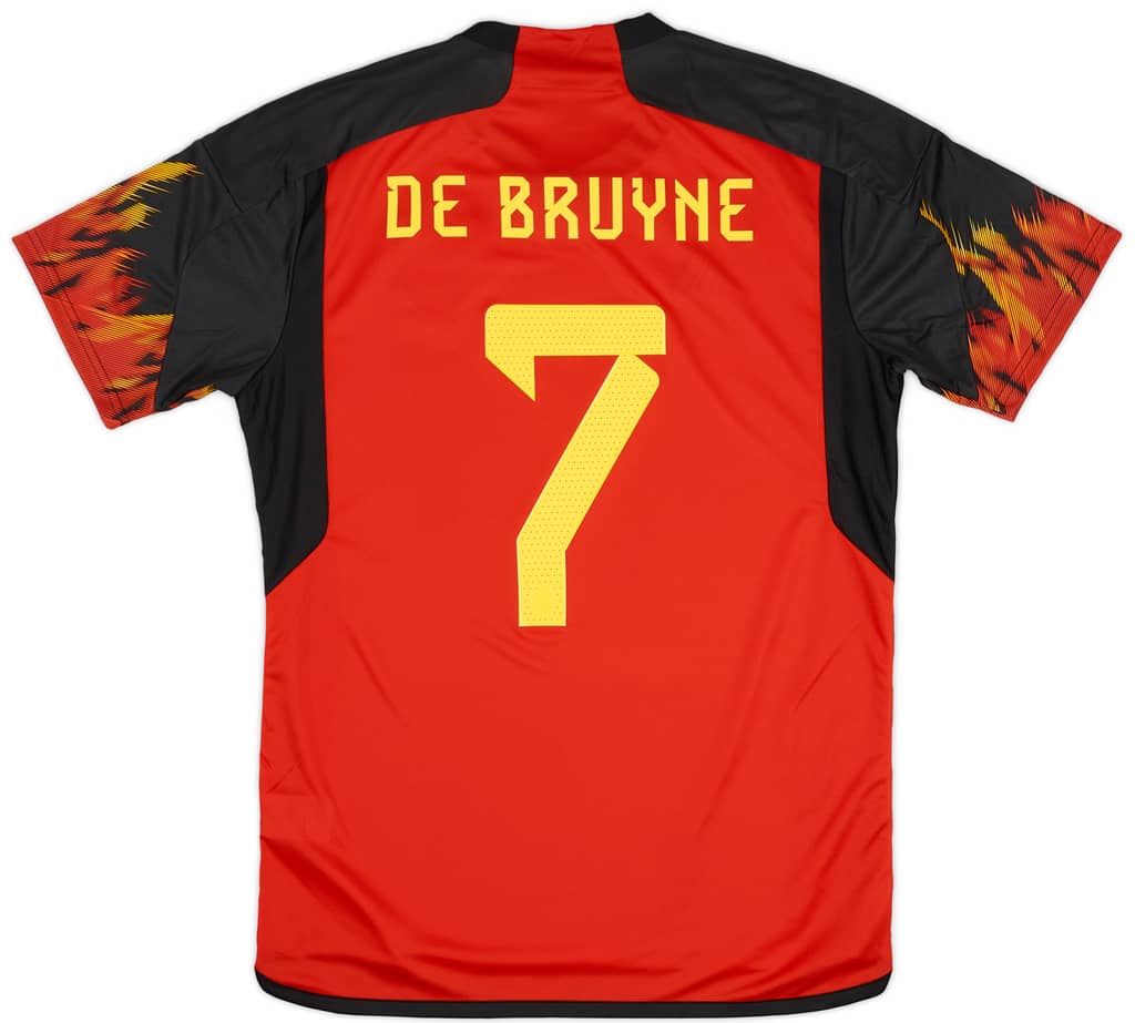 2022-23 Belgium Home Shirt De Bruyne #7