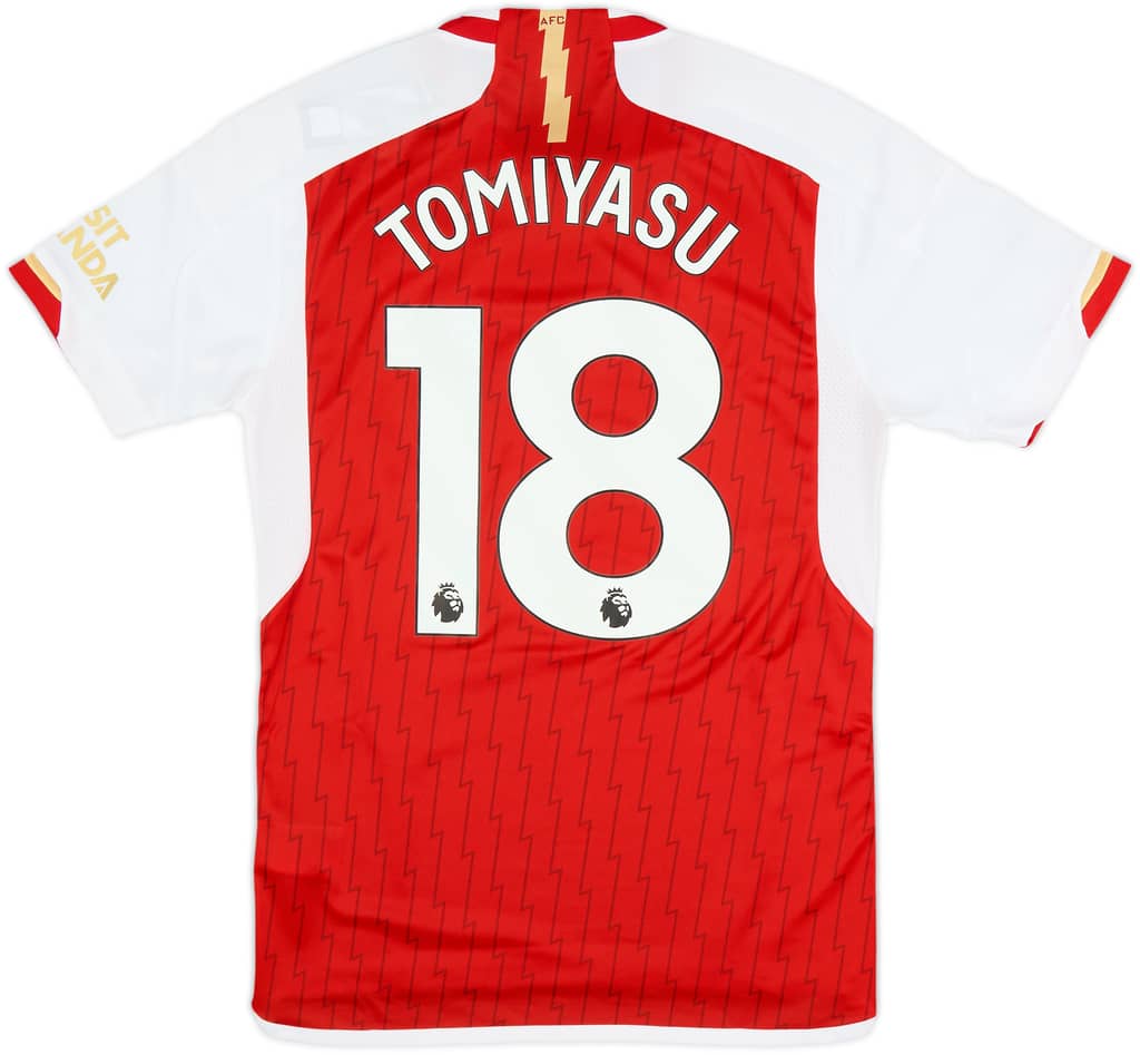 2023-24 Arsenal Home Shirt Tomiyasu #18 (M)