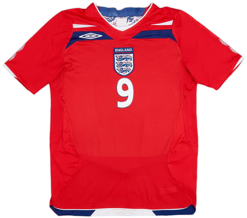 2008-10 England Away Shirt Rooney #9 - 6/10 - (S)