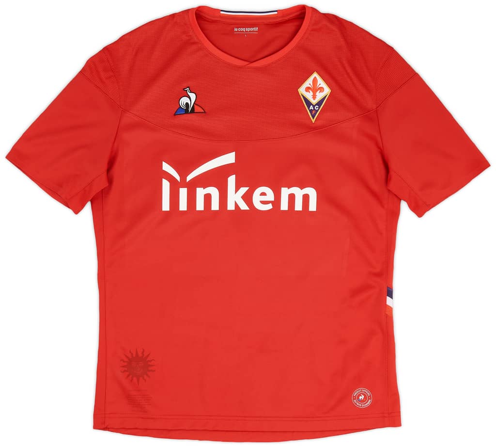 2019-20 Fiorentina Player Issue GK S/S Shirt #1 - 5/10