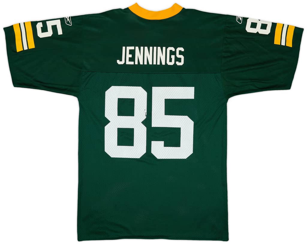 2008-11 Green Bay Packers Jennings #85 Reebok Replica Home Jersey - 6/10 - (M)