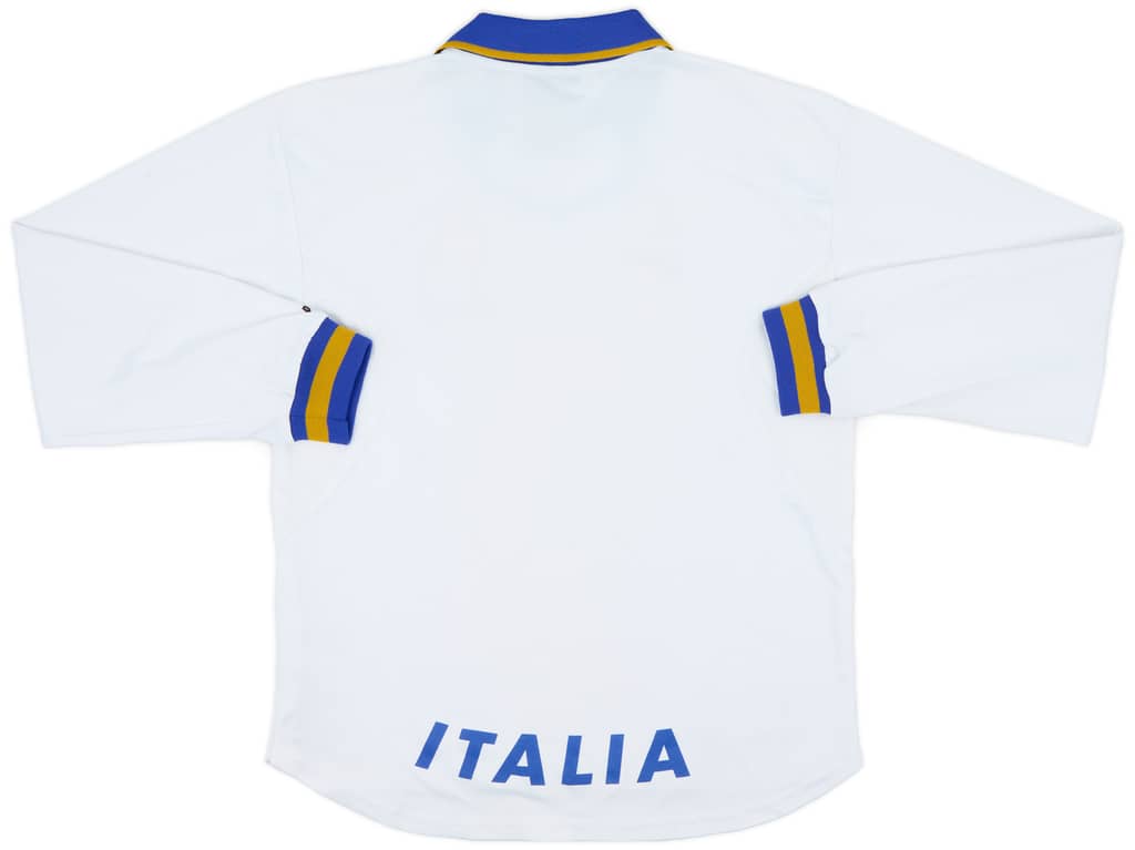 1996-97 Italy Away L/S Shirt - 6/10 - (XL.Boys)
