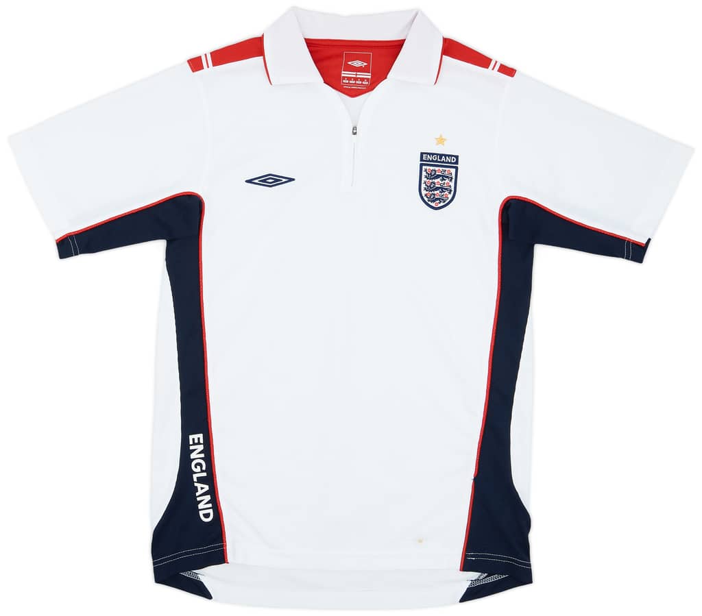 2004-05 England Umbro 1/4 Zip Training Shirt - 8/10 - (S)