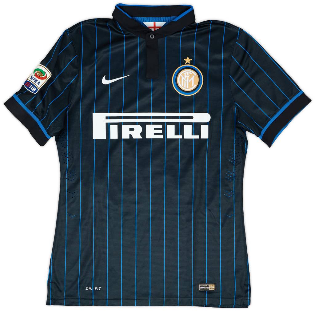 2014-15 Inter Milan Match Issue Home Shirt Osvaldo #7